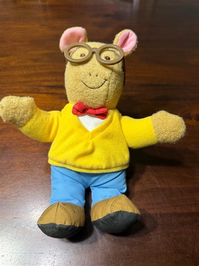 1996 Playskool Hasbro PBS Talking Arthur Marc Brown 8" Plush - Etsy