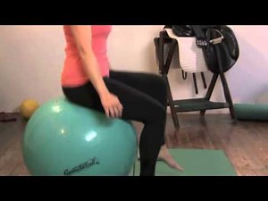 Ride in Balance with RiderPilates: Bounce on the Ball Intermediate Warm-up