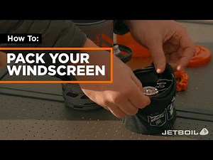 NEW! Jetboil Windscreen - How To Pack