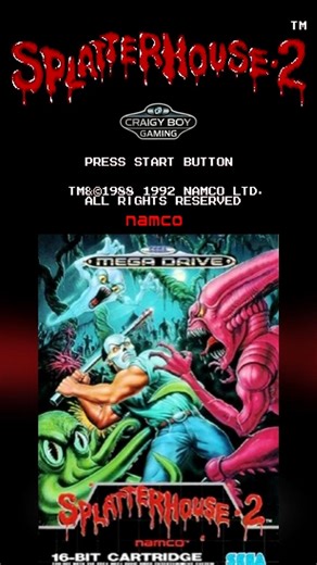 Splatterhouse 2 (SEGA Mega Drive, Genesis) #splatterhouse #sega #retrogamingfun