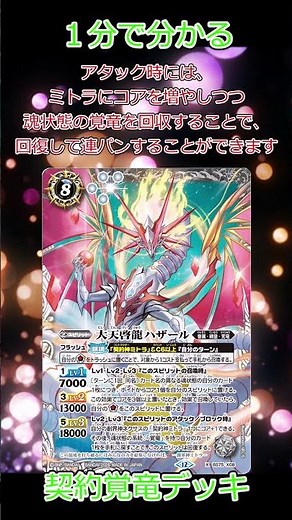 A 1-minute explanation of the Battle Spirits deck: Contract Awakening Dragon (Mitra) #BattleSpirits
