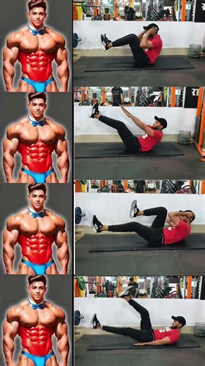 "🔥 Six Pack Abs Workout | Flat Belly & Core Training at Home 💪 #Shorts"#Abs#sixpack 🔥