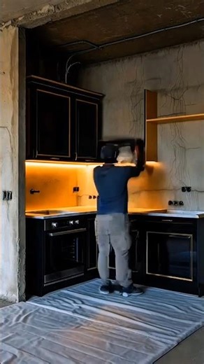 Ultra-Modern Black & Gold Luxury Kitchen Tour | Futuristic Design Inspiration | USA Academy Showcase