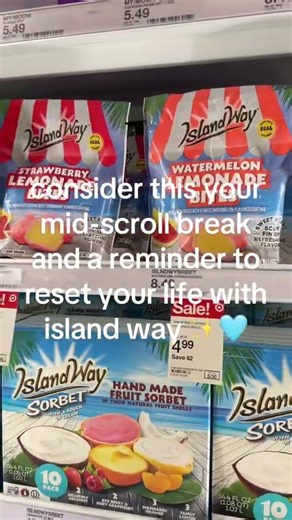 You deserve it 🩵 #lol #yummy #snacks #yum #islandflavors #dessert #sweet #islandway #delish