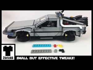 LEGO Back to the Future Time Machine - Small Modifications, Big Improvement!