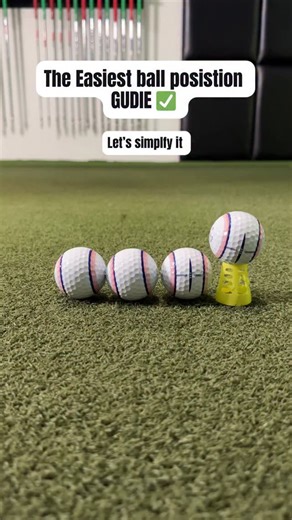 Ball position guide for every club…MADE SIMPLE ✅ #golf #golfinstruction #golflesson #golfpractice #golfisgreat #golftips #golflessons #golftip | Alex Elliott Golf