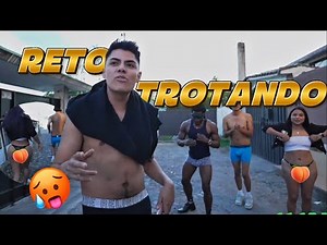 RETO TROTANDO EN TANGA Y BOXER POR LA CALLES🥵🍑-KIKE JAV