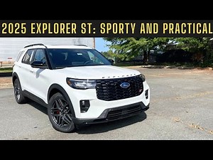 2025 Ford Explorer ST: POV Start Up, Test Drive, Walkaround and Review