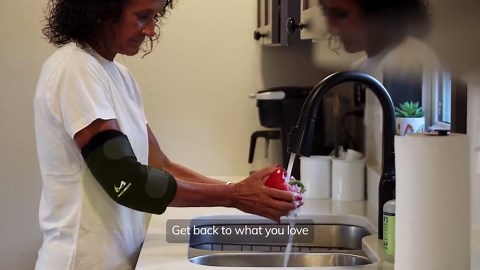 BraceAbility Elbow Brace for Tennis Elbow and Tendonitis - Compression Wrap for Golfers Elbow, Cubital Tunnel, Arthritis, and Bursitis Pain Relief, Black, Large / X Large