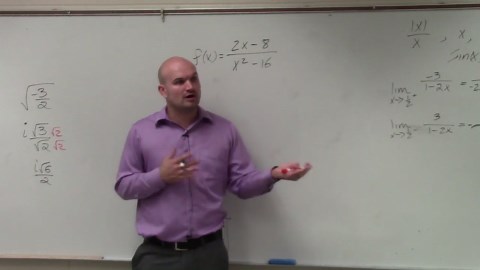 How to find the vertical and horizontal asymptotes of a rational function