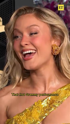 Entertainment Tonight on Instagram: "First-time nominee Zara Larsson did the most to prepare for her #GRAMMY Premiere Ceremony performance."