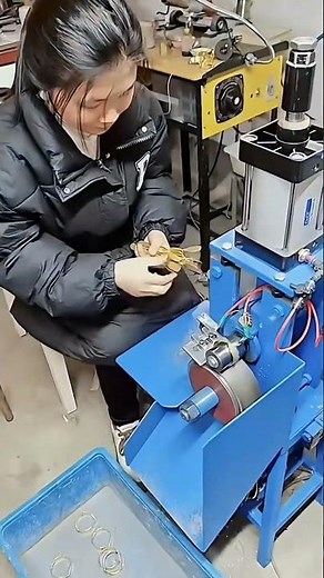 process of making small washer by using simple machinery