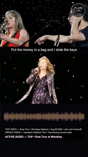 Taylor Swift - Getaway Car (Tri-Panel Live Appreciation)