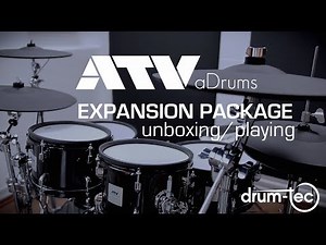 ATV aDrums aD5 artist series expansion package unboxing & demo