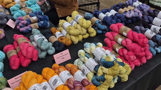 What a wonderful day! Tiffini from Latah Valley Fiber Company is doing a truck show for us today. It is also my birthday and it has been a happy one here at the shop! #trunkshow #latahvalleyfiberco #thehookandneedlenook #fiberbuddies #fiberart #spinningfiber #gottalovegarland #shoplocal #TheNook #spokanesmallbusiness #localyarnshop #luxuryyarn #lys #yarn | The Hook & Needle Nook, LLC A Haven For Fiber Artists