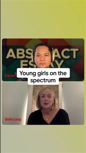 How a younger girl on the spectrum presents is often vastly different than a younger boy. This leads to practitioners overlooking or missing a diagnosis, which prevents the girl from feeling understood or comfortable with her brain and way of thinking. I talk all about girls on the spectrum as a guest on the Abstract Essay Podcast. Comment essay below and I will send you the link to the episode! #girlsonthespectrum #asd #autismawarenessandacceptance #positiveparenting
