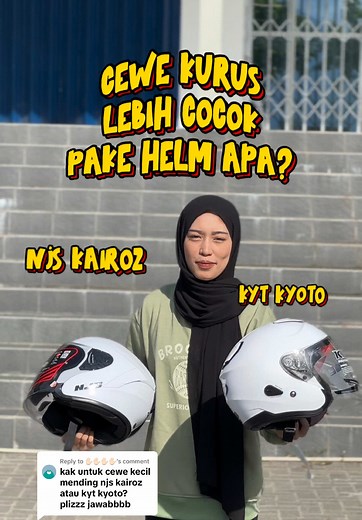 NJS Kairoz vs KYT Kyoto: Helm Mana yang Cocok untuk Cewek Kurus?