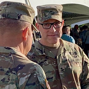 1K views · 45 reactions | Maj. Gen. Anthony Hale relinquished command of the U.S. Army Intelligence Center of Excellence and Fort Huachuca to Brig. Gen. Richard Appelhans yesterday in a ceremony on Brown Parade Field here. Join us in welcoming the Appelhans family to the edge of the frontier. We say until we meet again to MG Hale and Stacey and wish them well as they begin a new chapter of their Army adventure together. | U.S. Army Fort Huachuca | Facebook