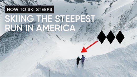 Skiing The Steepest Run in North America | How to Ski Steeps