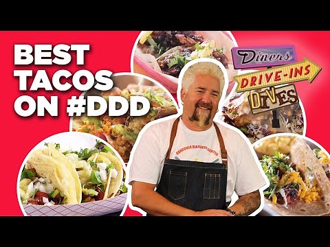 Top 10 Taco Videos on #DDD with Guy Fieri | Diners, Drive-Ins and Dives | Food Network