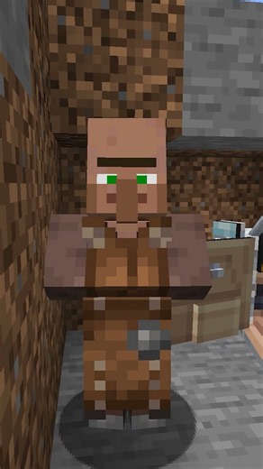 Villager's Car Broke So I Fixed It!#minecraft #satisfying #fixer