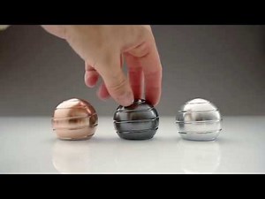 Desk Spinner Kinetic Toy Sphere Creates Mind-Bending Optical Illusion