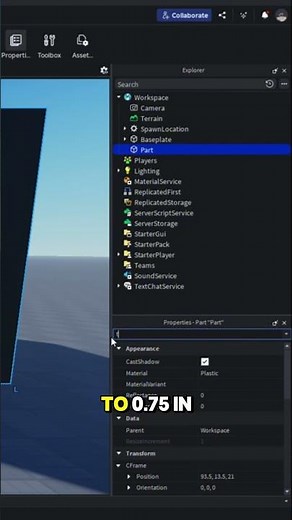 Part 8: How to make a Low Gravity Zone in Roblox Studio! #robloxstudio #roblox #robloxmemes