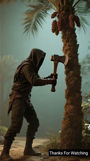 Alien’s seed saved by donkey grows a tree for all until a thief cuts it down and breaks the peace