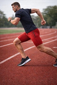 Men's Compression Running Shorts With Pocket, Athletic Gym Workout Shorts, Breathable Sports Training Shorts, Fitness Running Cycling Shorts - Etsy