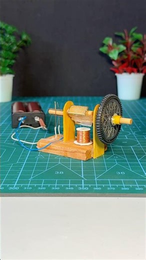 ✅ DIY Primitive Electric Engine #tech #electric #shorts