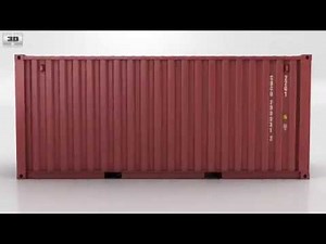 Shipping Container 20ft 3D model by 3DModels.org