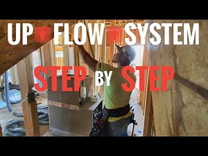 HOW TO INSTALL A FURNACE Step by Step | UP FLOW SYSTEM HVAC