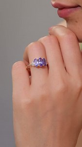 2.4K views · 25 reactions | Ever wondered how our Tanzanite Ring's made?  https://www.tjc.co.uk/premium-aaa-tanzanite-natural-white-diamond-trilogy-ring-in-rhodium-overlay-sterling-silver-0.82-ct.-7855943.html#start=1 | TJC Style | Facebook