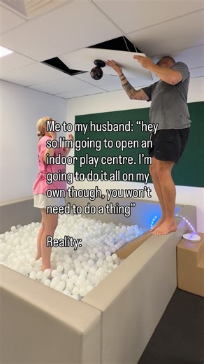 This Valentine’s Day I’m taking the opportunity to show my appreciation for Mr Play and Grow 🫶🏼❤️ While my husband prefers the title “silent investor” 🙊 he has stepped up to his dutiful role as a small business owner’s husband - which apparently includes being shop fitter, on-call handyman, ball pit builder, emotional support human and go-to problem solver. He’s always up for a chat about numbers or business pain points (whether he likes it or not 😅) He’s the real behind-the-scenes MVP, and 