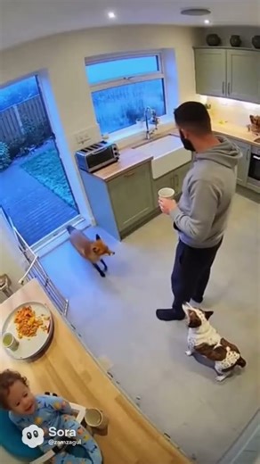 Caught on Home Camera: Deer Attack