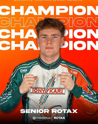 2025 Senior Rotax ULTIMATE KARTING CHAMPION 🏆 @cian_geraghty @strawberry_racinguk @cream.racing.engines @tonykartofficial #karting #motorsport #rotaxkarting #kartinglife #ultimatekartingchampionship #rotaxmax #gokart #champion #winner | Ultimate Karting Championship
