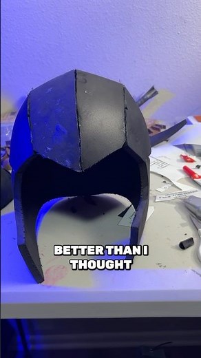 How I Made my FIRST EVA foam cosplay helmet | #3dprintingforbeginners #evafoam #evafoamcosay