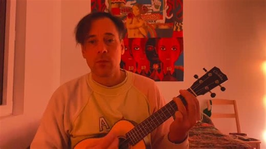 of Montreal on Instagram: "Got this ukulele yesterday @brooklynfineguitars 😍 now I need to relearn how to play City Bird"