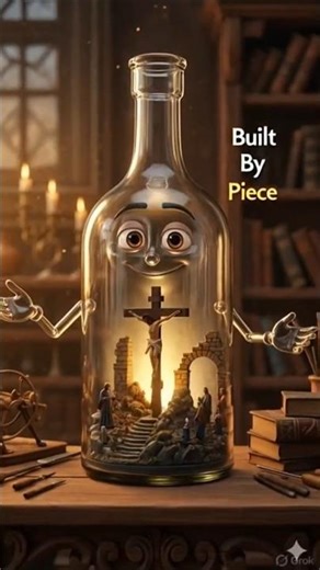 “The Invisible Bottle: Illusion Inside Glass”