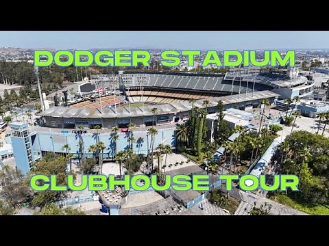 NEW Dodger Stadium Clubhouse Tour