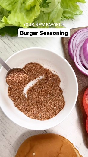 This super simple Homemade Burger Seasoning takes seconds to make, uses spices that you probably already have on hand, and elevates a ground beef patty to the next level. 😇. Try it on your burgers for Memorial Day this weekend and let us know what you think! #burgers #seasonings #grilling #budgetbytes #easyrecipes RECIPE 👉 https://www.budgetbytes.com/homemade-burger-seasoning/ | Budget Bytes