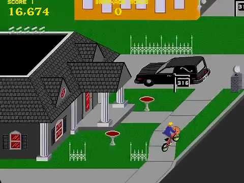 Arcade Longplay [856] Paperboy