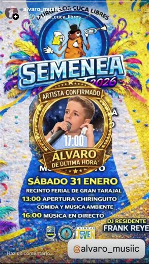 #viral #verbena #semeneafest #actuacion #alvaromusic