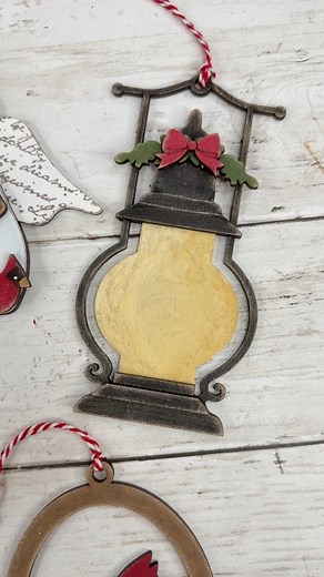 4.5K views · 92 reactions | Take a look at these ornaments! My favorite is the gingerbread man. Grab your kits we have so many ornaments to choose from  #diyornaments #christmasornaments #christmascrafts | Amber Strong DIY | Facebook