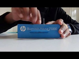 HP Bluetooth Mouse Z5000 unboxing and first use