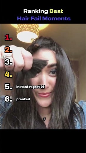 Ranking Best Hair Fail Moments 💇😂🔥 | crazy clips 😳 #hairfails #viralshorts