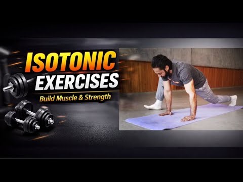 Isotonic Exercises for Muscle & Strength 💪 | Train Smart – Subscribe for More