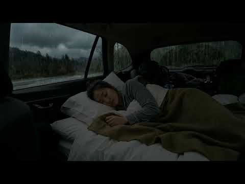 Cozy Car Sleep 🚗 While Gentle Rain 🌧️ Taps Softly On Windows In A Quiet Night