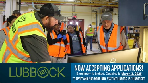 2.6K views | The City is now accepting applications for Lubbock 101 Class of 2025! ️Classes start March 23! ⏰Application DEADLINE is March 3! Learn more and find the application at mylubbock.us/Lubbock101 | Lubbock, Texas - Your City Government | Facebook