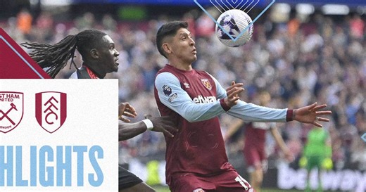 Extended Highlights: West Ham United 0-2 Fulham - West Ham United FC
